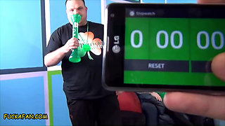 Fuck A Fan - Jennifer White Triple cum swaps Aaron's sperm w Charity & Charlyse on St Patrick's Day