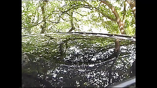 Fantastic Young Blonde Sucks in the Car the Big Cock That Cums Inside Her Pussy