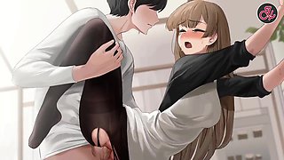 Take My Stepsister's Virginity in Stockings Hentai Uncensored Yusetsu Part 3