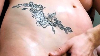 Couldn't Wait for Bed and Fucked a Red-haired Busty Beauty in the Shower After a Date 4K