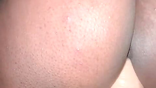 Slut fucks with big dildo