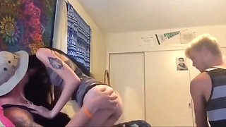 K3VMO - Hot Amateur Emo Chick Tagteamed FULL