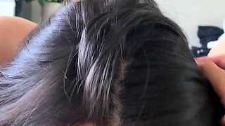 Blonde amateur babe fucking POV in public