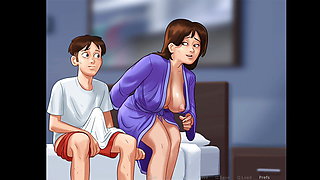 All Sex Scenes With Step Mom and Step son Debbie In the Game -Huge Hentai,Cartoon, Animated Porn