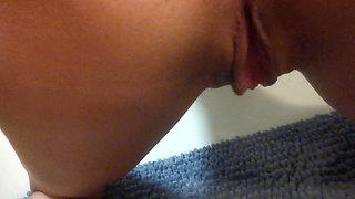Slave fucked in the toilet