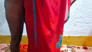 Red Saree Sister in Law Fuck by Brother in Law