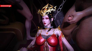 Gangbang Perfect Pixels, Naughty Vibes - 3D Animation