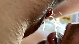 Amateur Spanish Couple: Squirt in Mouth Orgasm from Facesitting & Pussy Eating