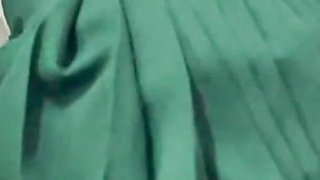 African Teen Bitch in Uniform. Fucks Cowgirl After School