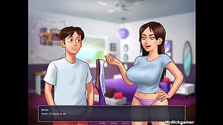 Summertime Saga Jenny and Anon Are Addicted to Each Other