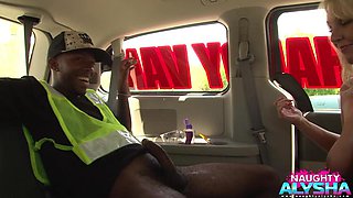 Naughty Alysha The Handy Van: Big Tits, Milf  Blonde Porn