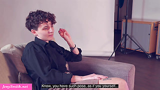 Dominant lesbian girl slapped Jeny Smith but couldn't stop 🥵