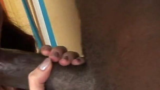 Pretty innocent looking teen Alicia is being fucked by black monster cock