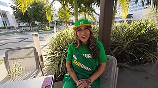 THATS A FOOTLONG COCK! Subway Employee Works Overtime Fucking 2 Huge Cocks for Multiple Cumshots VS Worlds Biggest Cock
