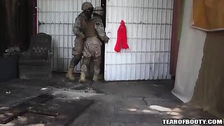 American soldiers visit arab whorehouse to fuck
