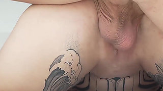 Tied up, BDSM, DP & Anal Creampie for April Bigass