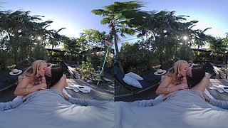 girlfriend & girlfriend Use the Pool Boy