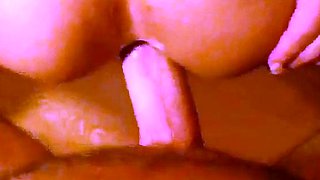 Amateur Cuckold Girl Takes Anal Creampie in Her Gaping Pussy