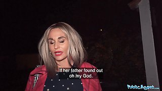 Public agent i bang my gf's hot mom who has fine Big Boobs