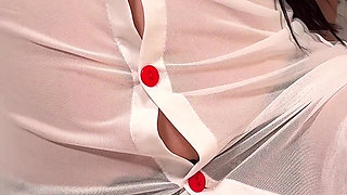 Horny Nurse Gets Stretched with a Thick Bwc Dildo