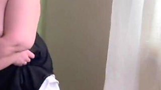 Dirty Talking BBW Whore Strips Down Naked