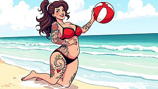 Sexy Tattoo Art Bikini Babes