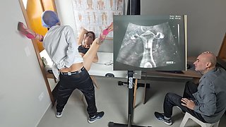 Gynecologist Does Ultrasound