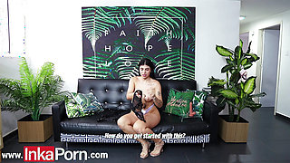 Jessica Osorio Shy Colombian tells us about her experience in her first anal.