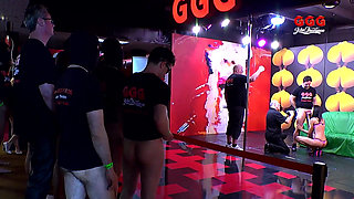 Blonde Teens in Bukkake Blowbang and Cum Swallow Ggg John Thompson