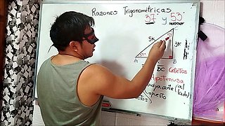 Asian teacher Azaghal shows her young student how to nail it in doggy style