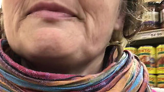 Flashing My Tits in Supermarket to Show You How Cold It Was!