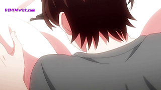 We are Having Sex with my Classmate, Her Stepsis knocks on the Door.. - Hentai Anime, ENG Sub