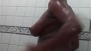 Went in the Bathroom Saw This Cute Hot Ebony Teen Girl in the Shower She Fingering Her Tight Wet Soapy Pussy - Mastermeat1