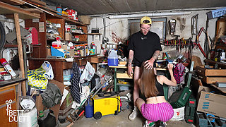 Sex in the Neighbor's Workshop!!
