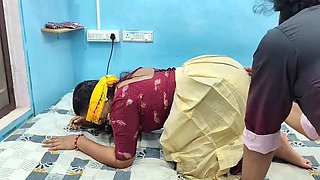 Kerala Girl Blindfolded BDSM Fuck - Skirt & Blouse Hot Sex with Malayali Couple
