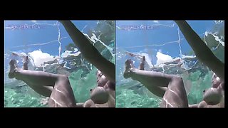 Pawg Milf Nude Underwater & Body Worship - Skinny Dipping Pool Naked Shaved
