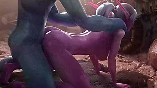 Blonde elf craves more intimate climaxes in fantastical 3d cartoon adventure