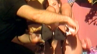 Interracial Threesome Action with Two German Sluts