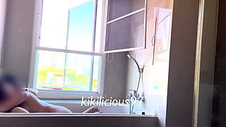 Roommate Nadia after shower HIdden Cam