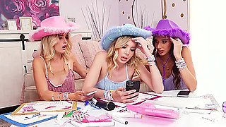 New Three Fans, One Cock (02-02-2025) Hardcore Roleplay Foursome Pov Iluvy - Nicole Nichols, Sophia Sterling And Aria Sloane