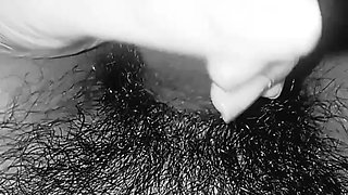 Hot handjob with husband of a man shaking until squirt
