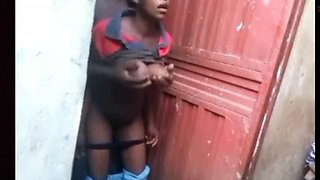 Desi Indian Bhabhi Fucked Hard by African Security Guard - Hot Homemade Sex