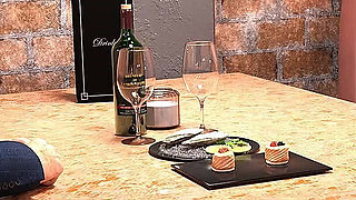 A Perfect Marriage: Old Man Is Having Dinner with Hot Married Blonde MILF - Episode 48