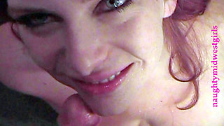 Sierra Rose - Busty Redhead First Porn