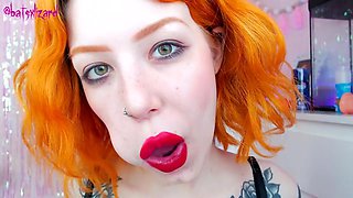 Ginger Elisabeth Sucks Big Cook