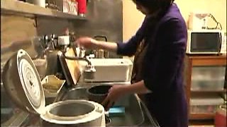 Japanese housewife to excited young man 2