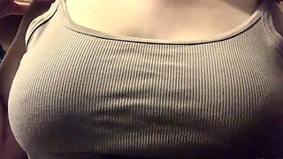 Big boobs milf masturbates with her dildo