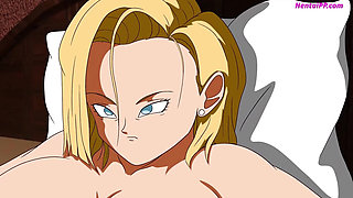 From Training to Temptation: Android 18 & Master Roshi Have Passional Sex