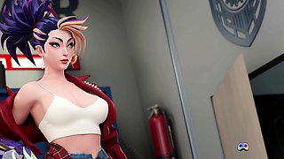 Multiple Penetration 4K Animation