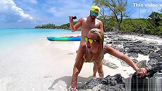 Beach Bunny PoundPie3 Destroyed & Drenched In Cum On A Beach!